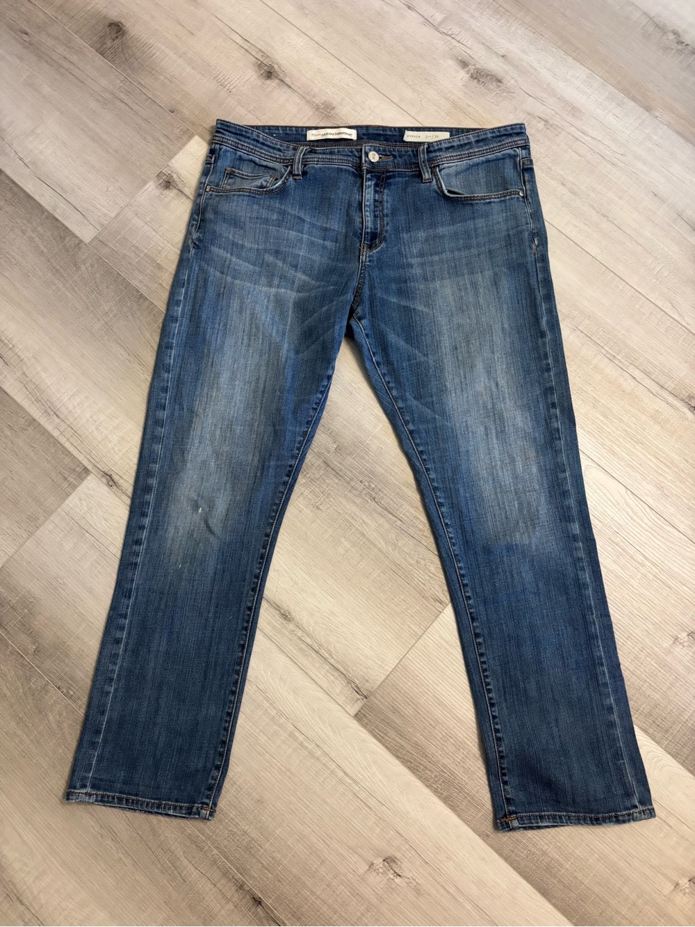 Pilcro and the Letterpress Hyphen Jeans Women’s Size 32 Medium Wash Straight Leg - Picture 9 of 11
